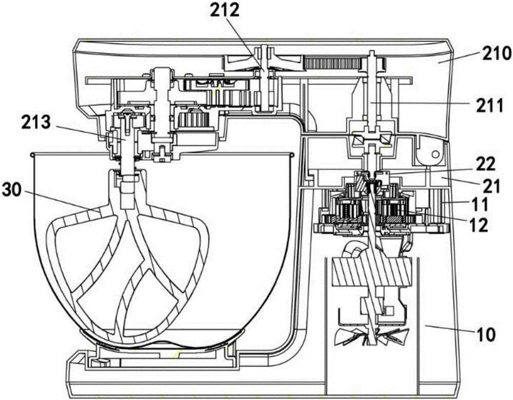 Multifunctional food mixer