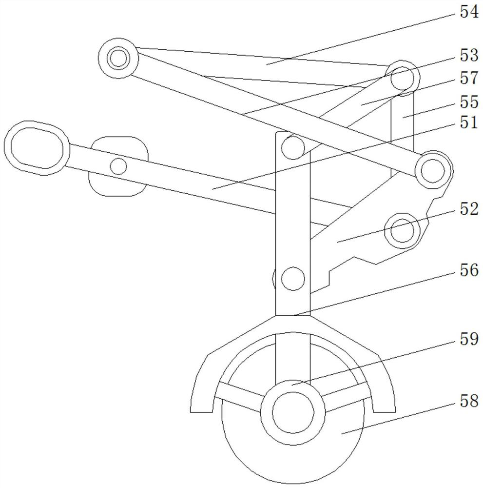 Movable stable lifting frame device used in maintenance process of computer room