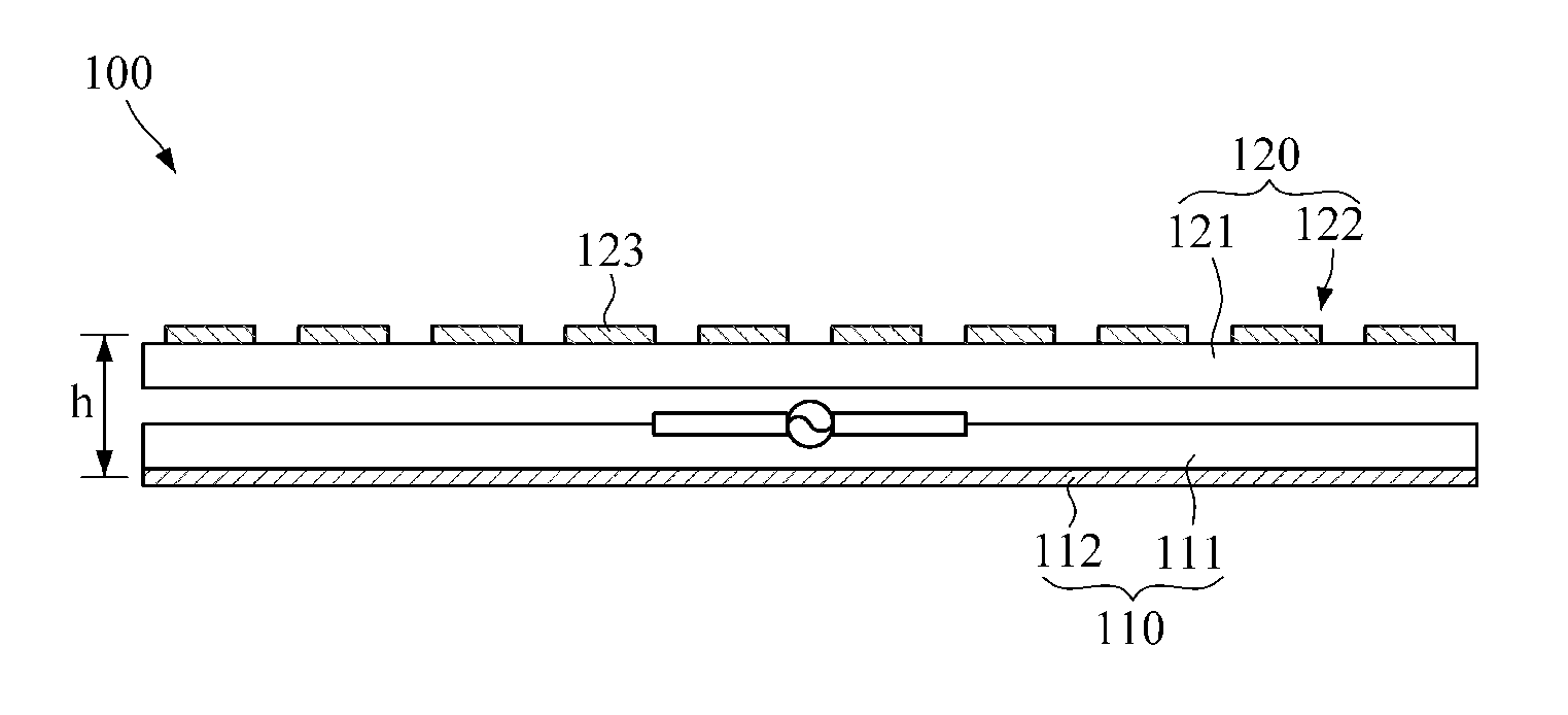 Antenna with superstrate providing high-gain and beam width control