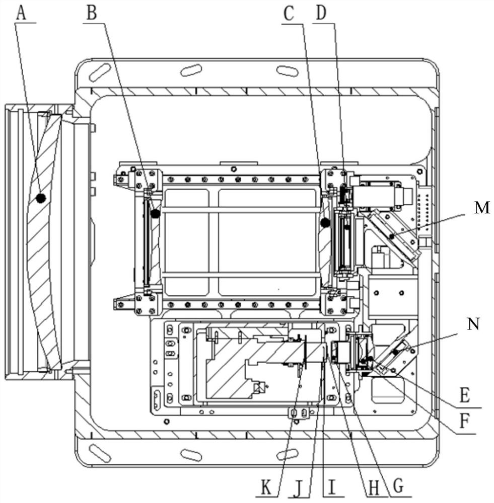 Large-aperture transmission-type medium-wave refrigeration infrared continuous zooming thermal imager