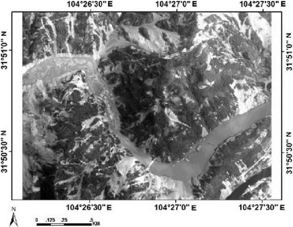 High resolution optical remote sensing image post-disaster water body information extracting method and system