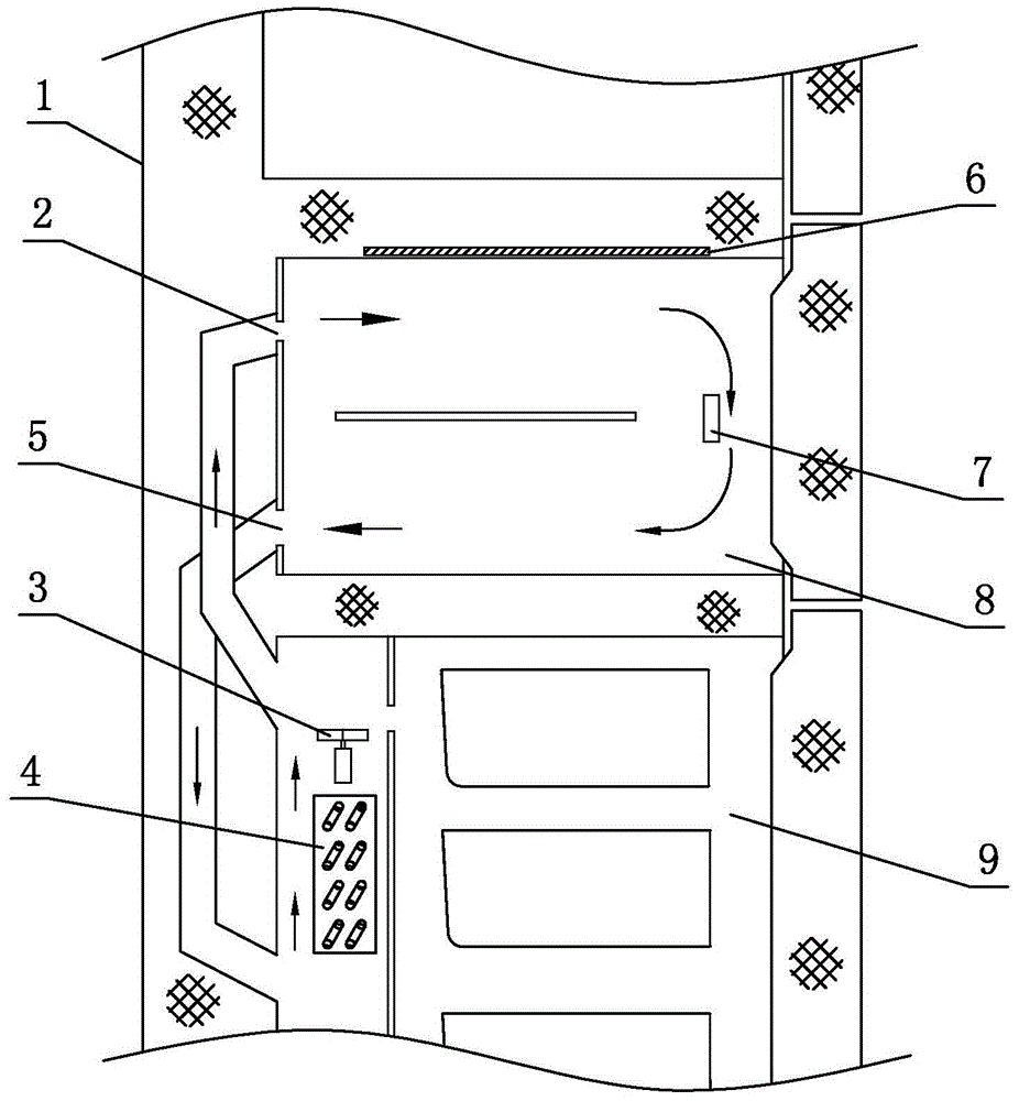 A refrigerator temperature-changing room and its dehumidification control method