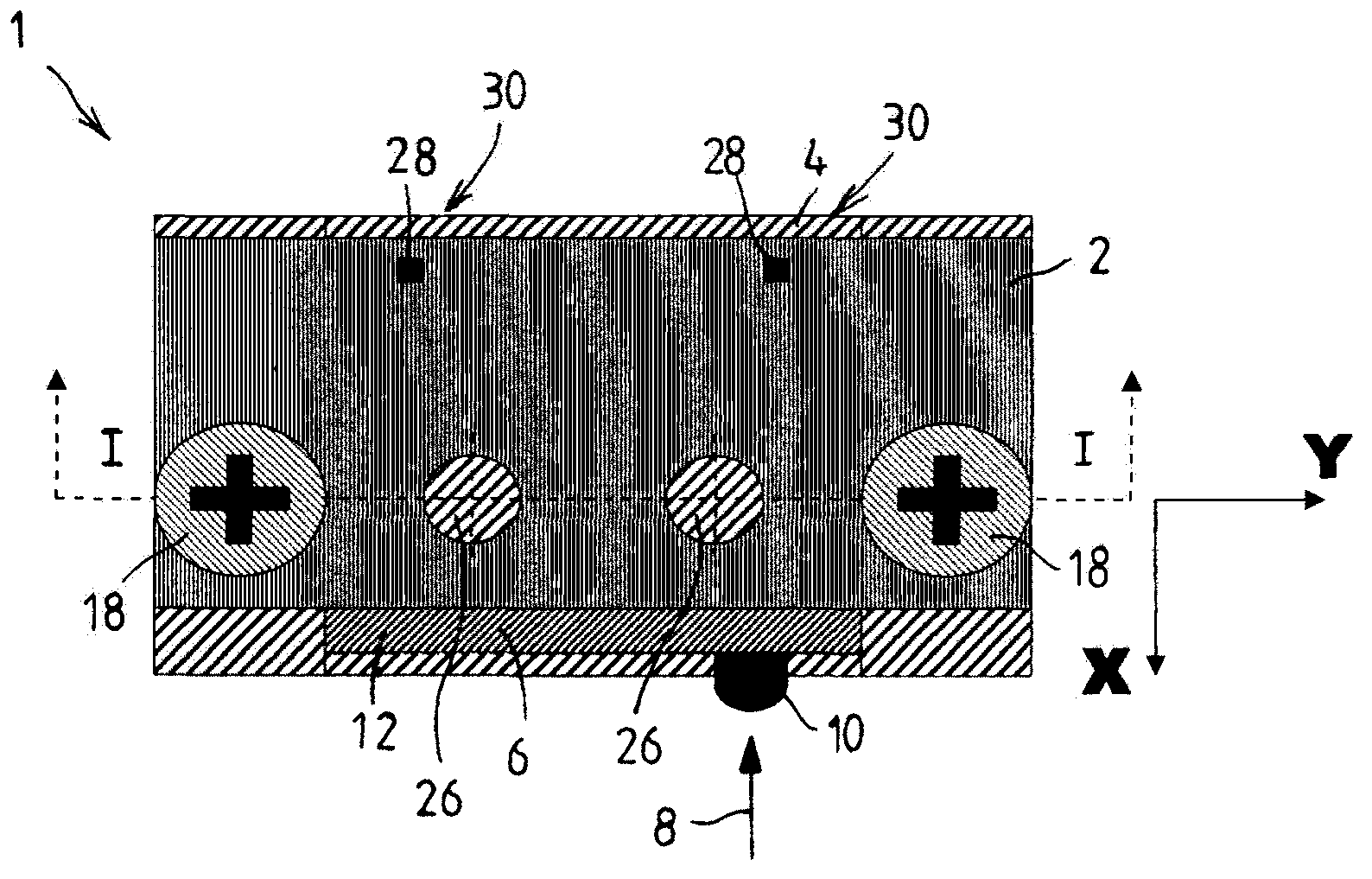 Printed circuit board arrangement having a microswitch clamped between a printed circuit board and a printed circuit board carrier