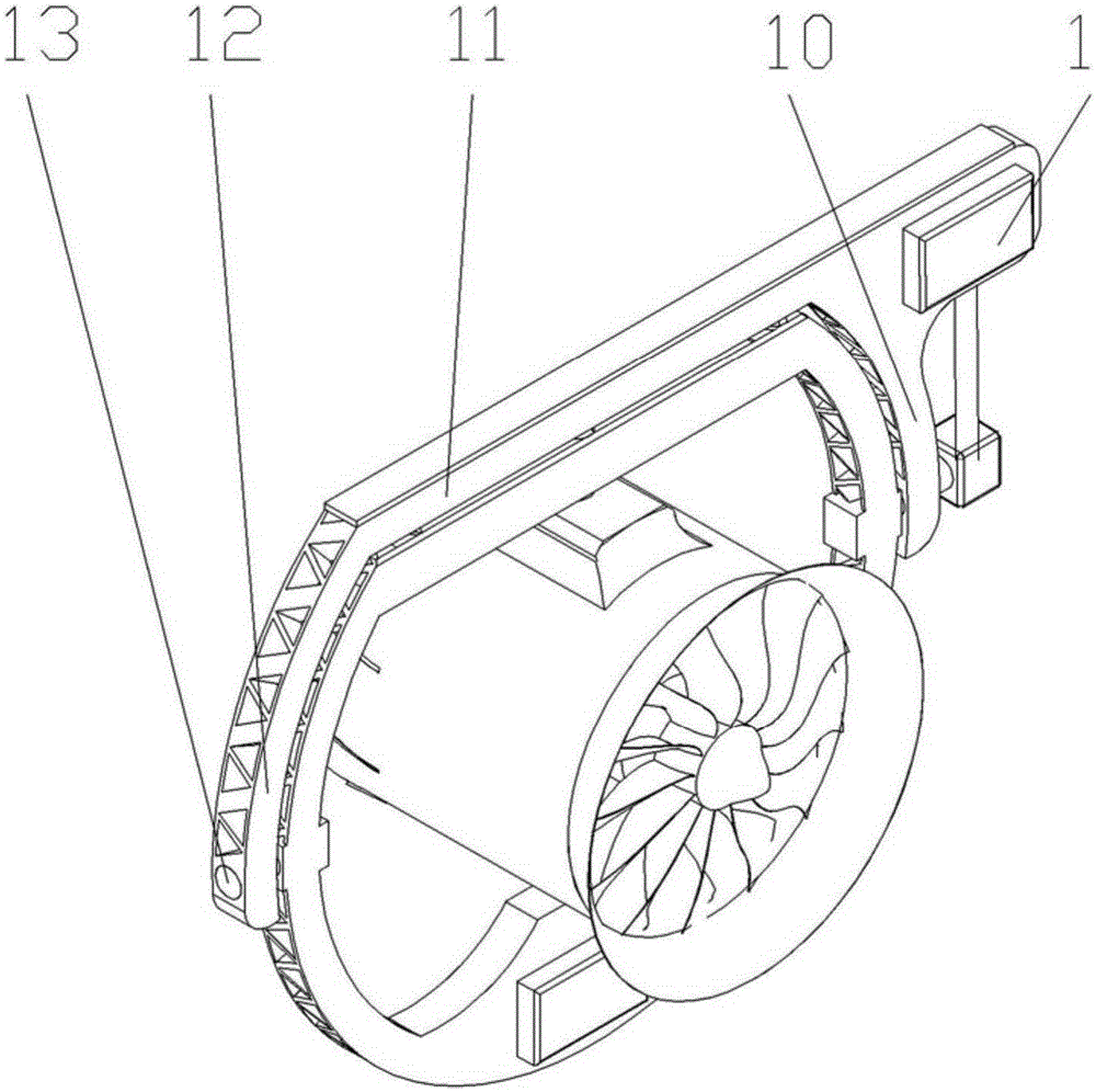 Distributive vectored thrust system