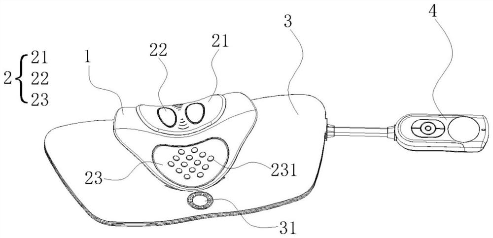 Cervical vertebra frequency spectrum massage instrument