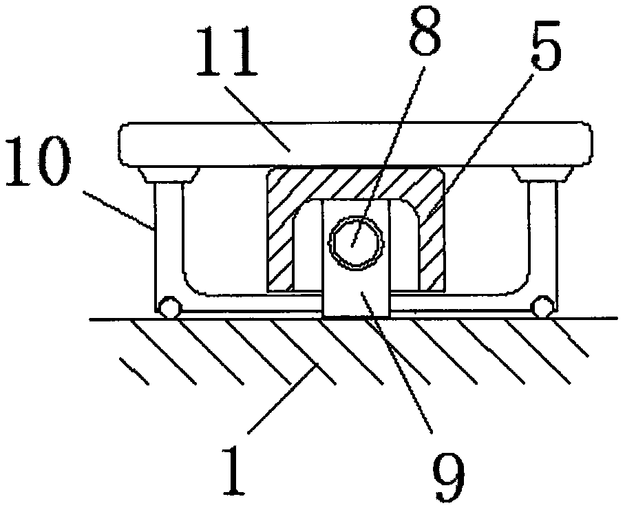 Laboratory mouse dissecting table convenient to position