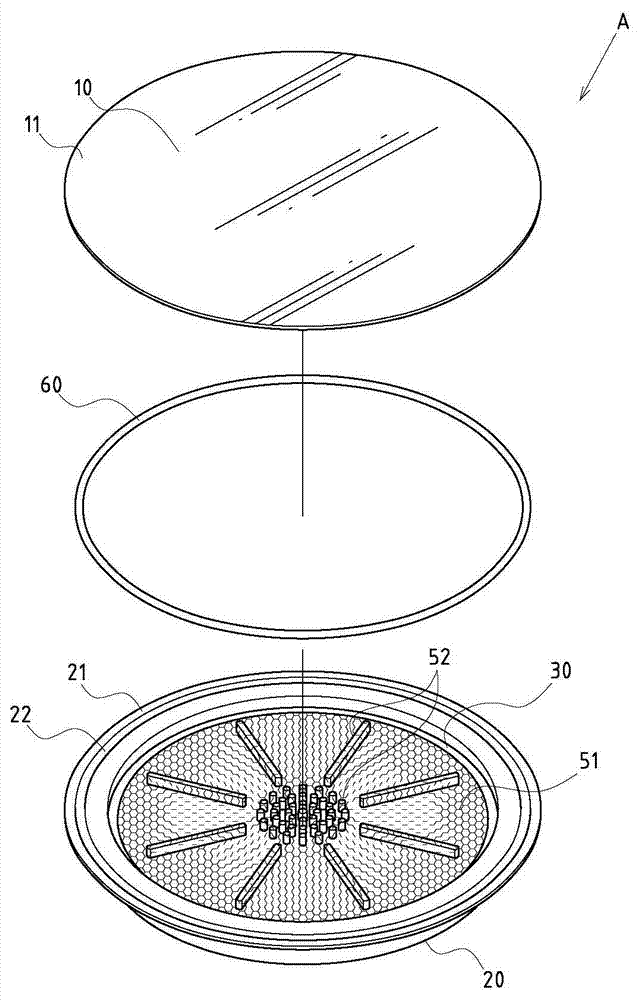 Vacuum sealing structure of uniform heat conductor and making method thereof