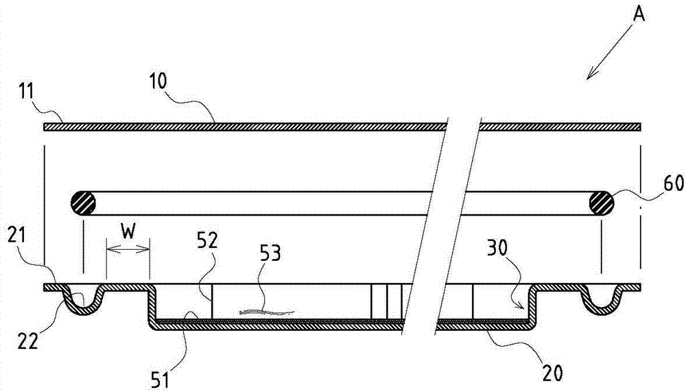 Vacuum sealing structure of uniform heat conductor and making method thereof