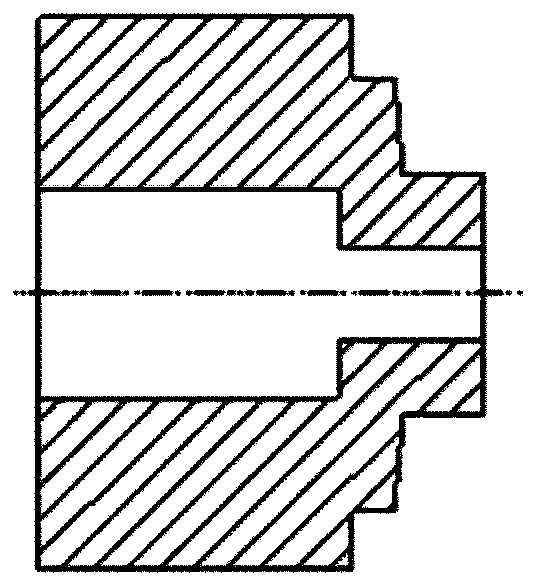 Nozzle forging method and nuclear power main pump casing copy forging process