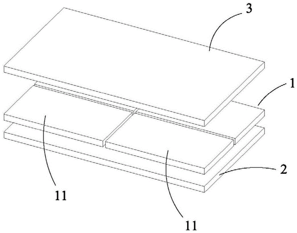 A kind of oled mosaic display screen and manufacturing method thereof