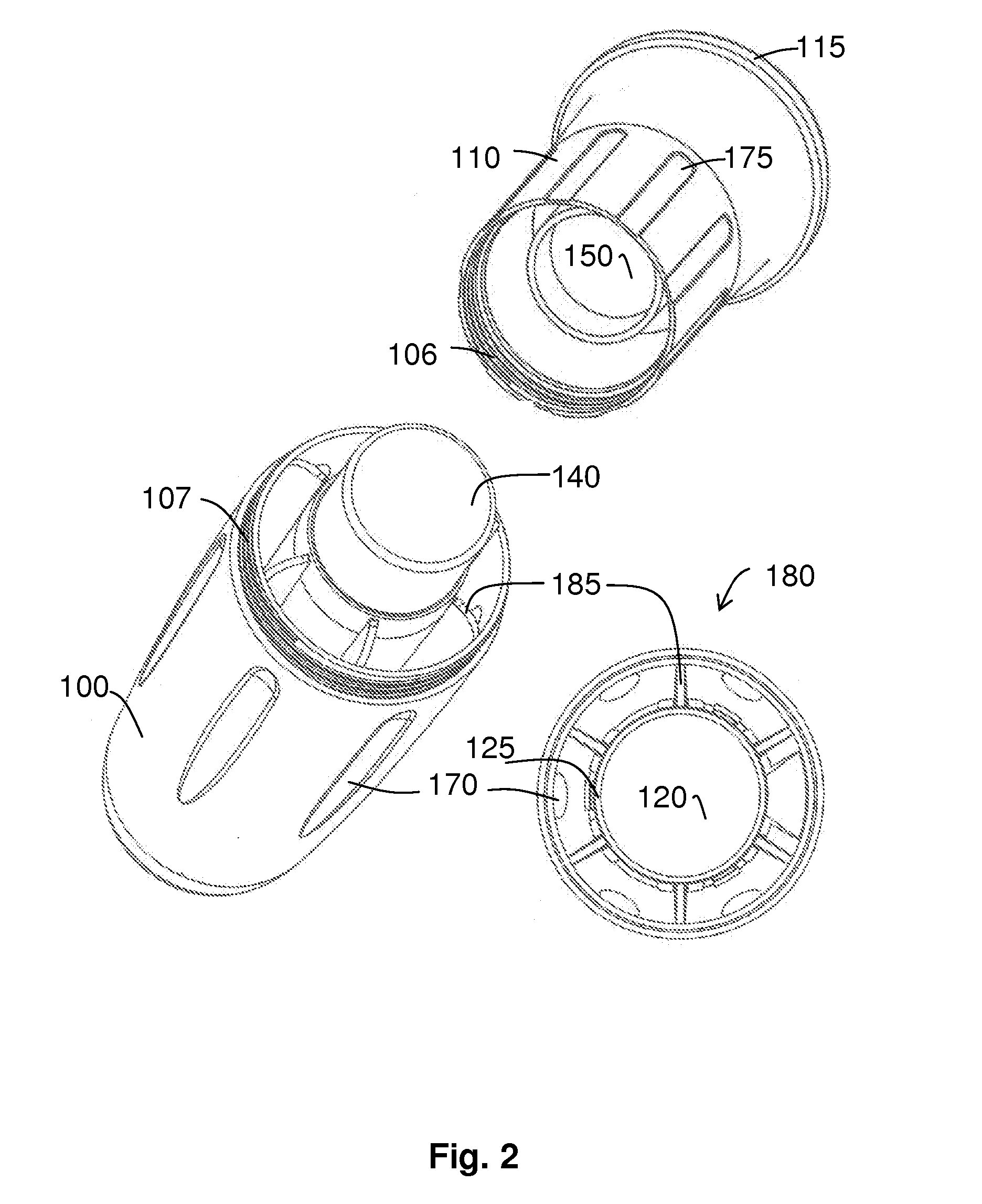 Cooling device for locally anesthetizing an area on the surface of the body