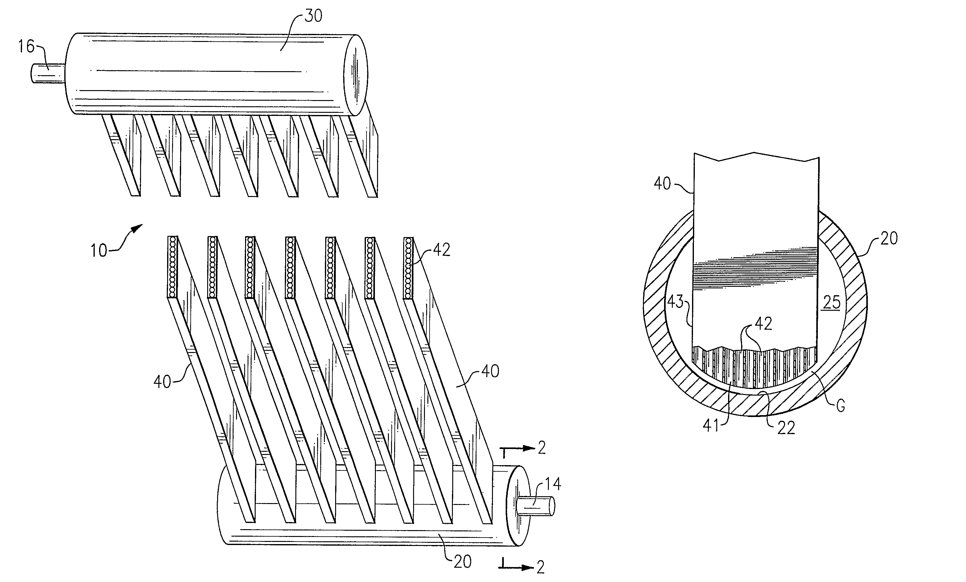 Heat exchanger with fluid expansion in header