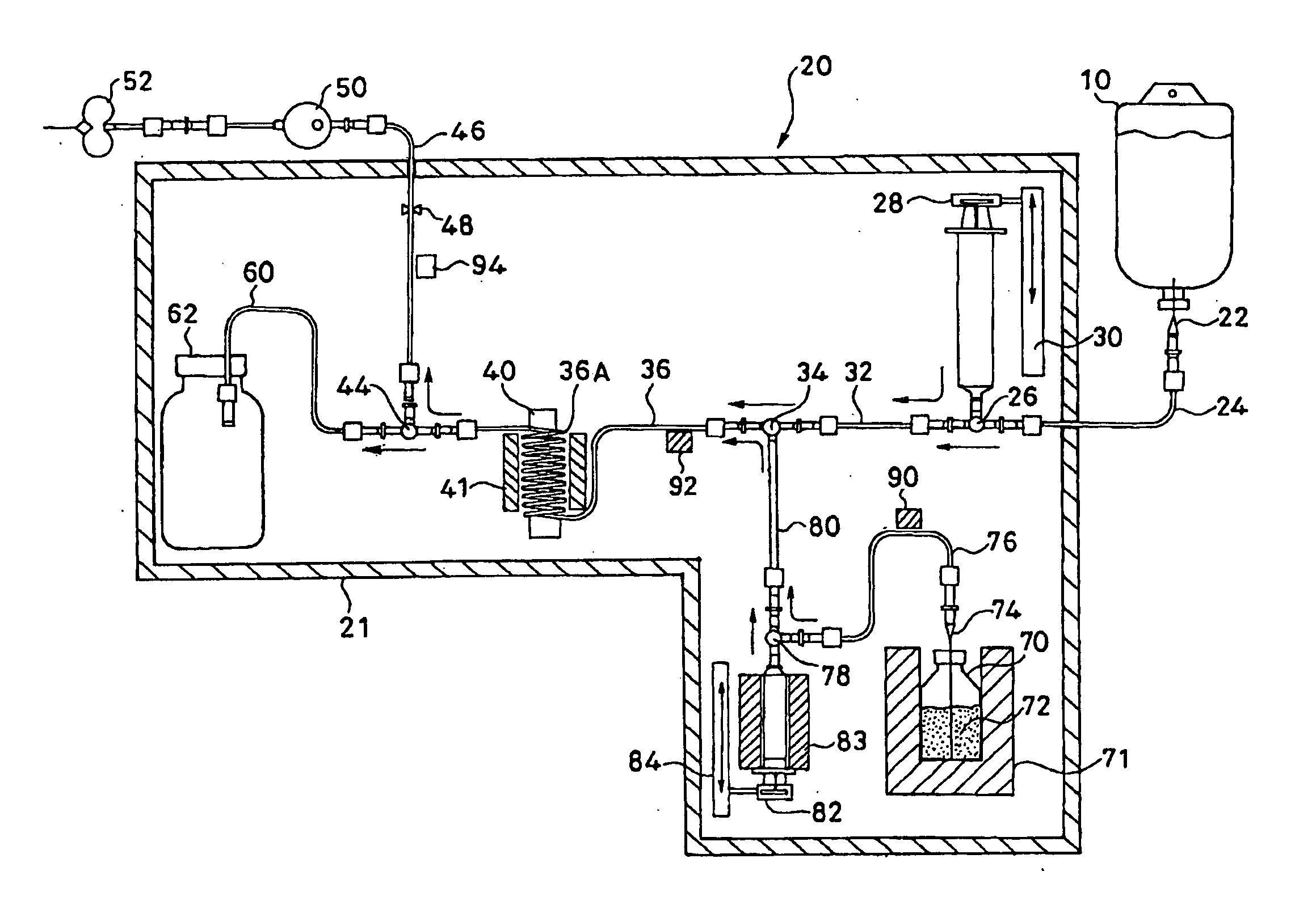 Method and apparatus for dispensing radioactive liquid