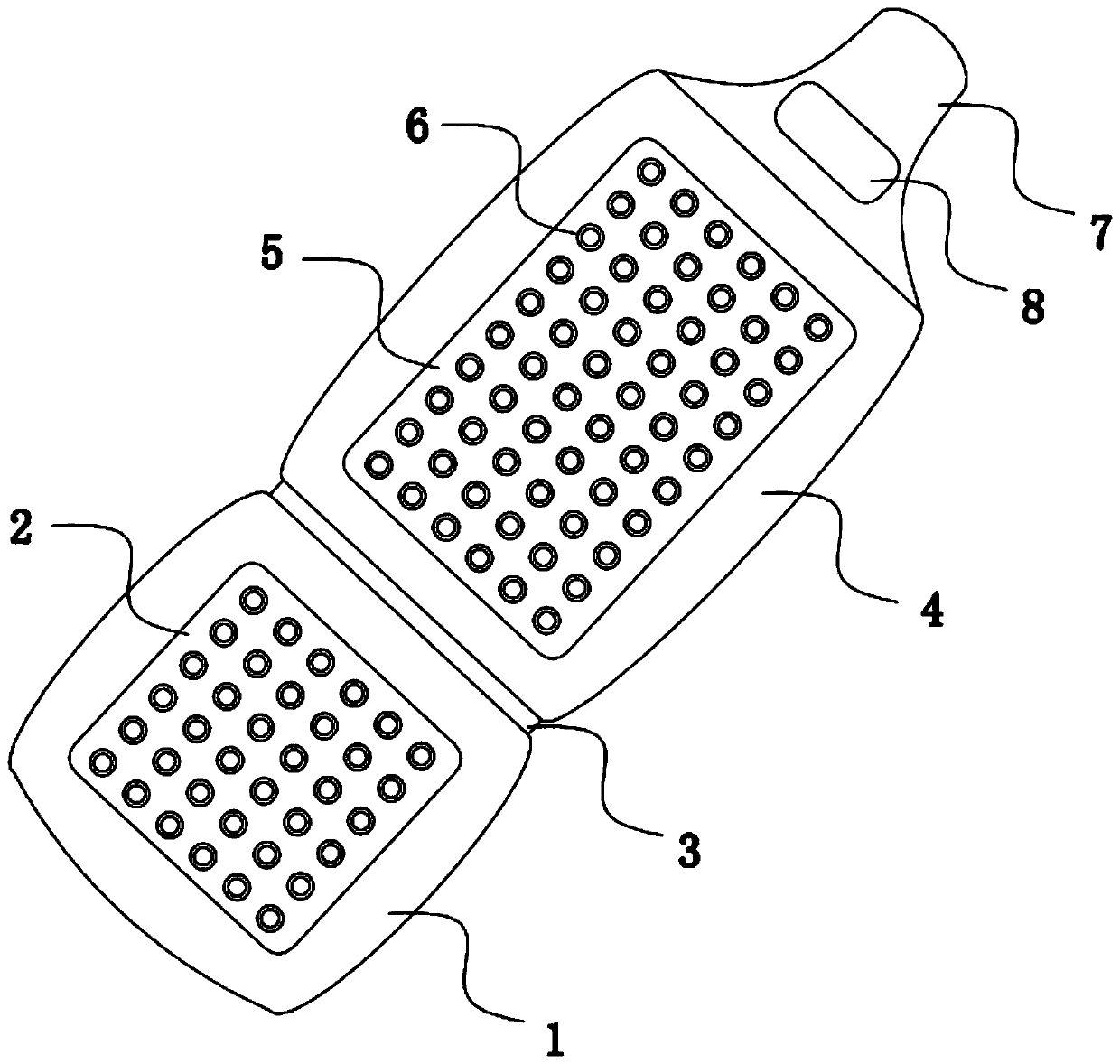 Automobile cushion convenient for mounting ox horn buckle and manufacturing process of ox horn buckle