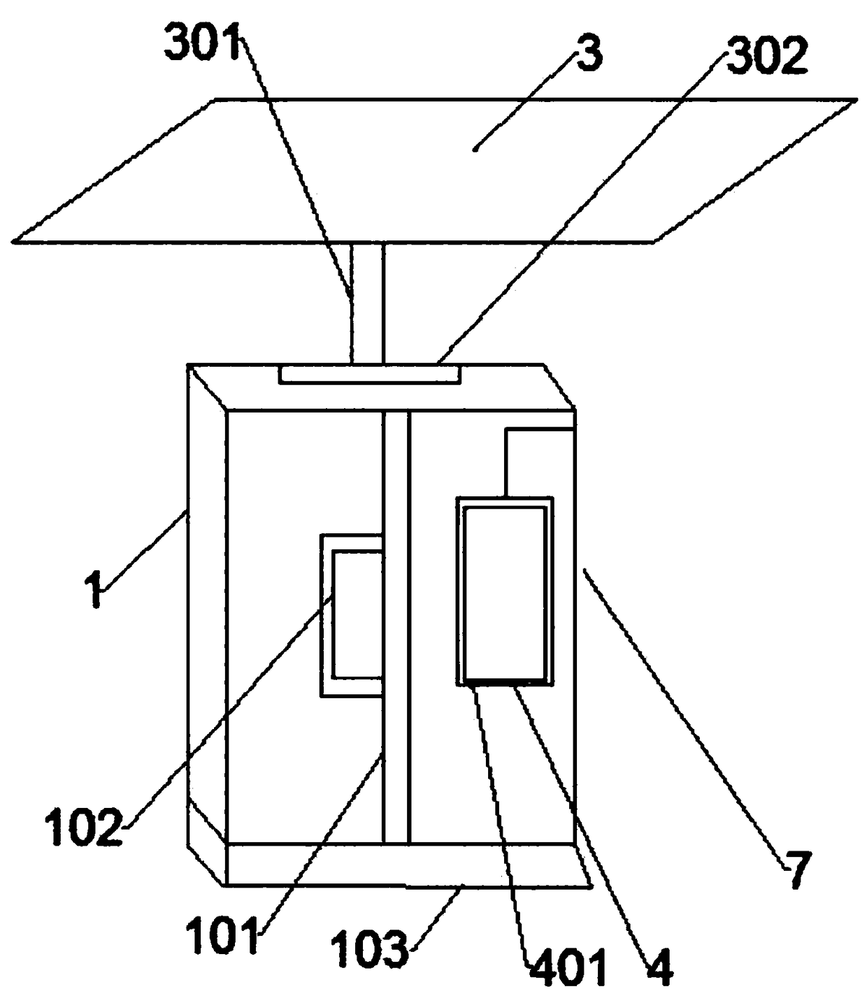 Working method of switch cabinet with self-cleaning function