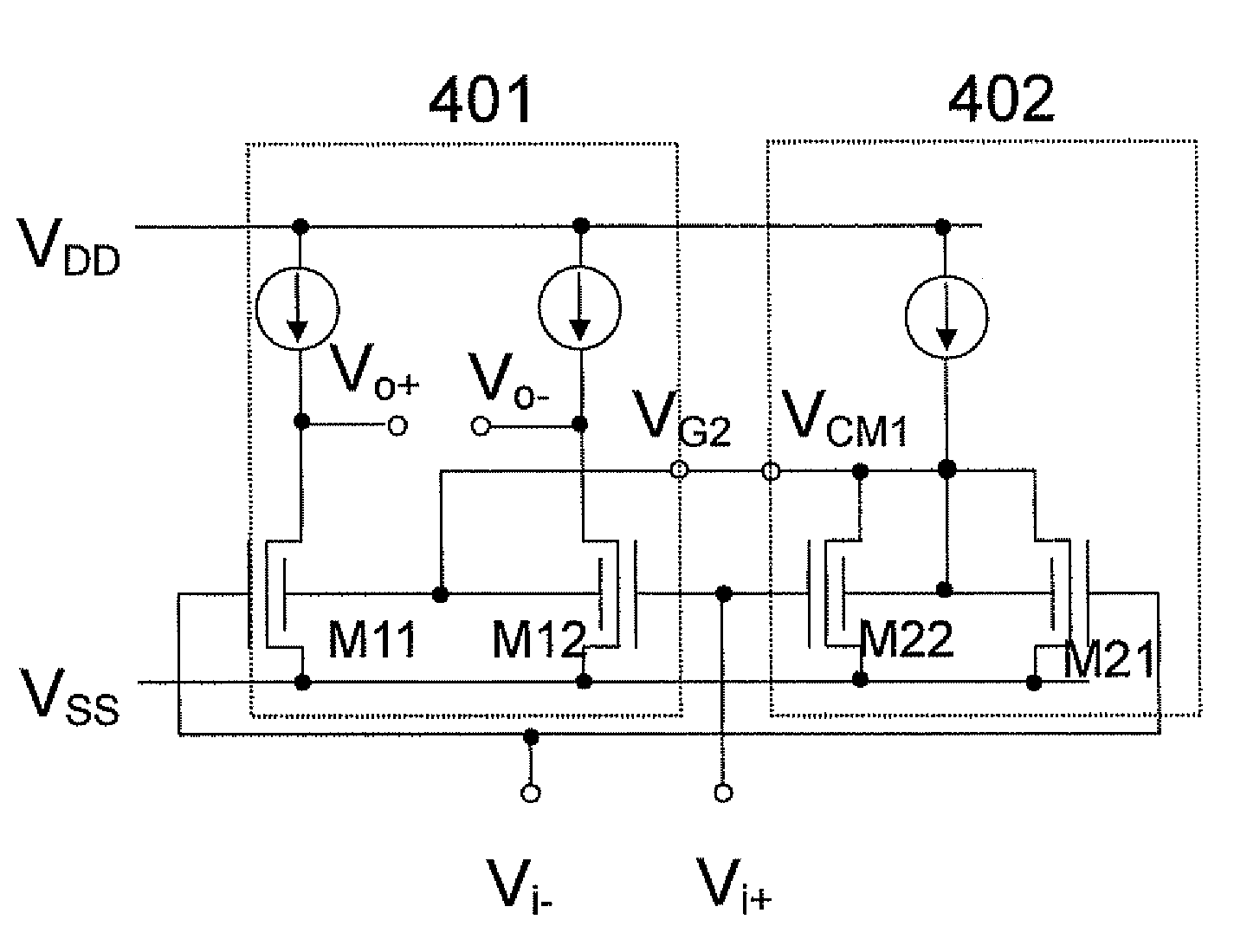 Semiconductor differential amplifier