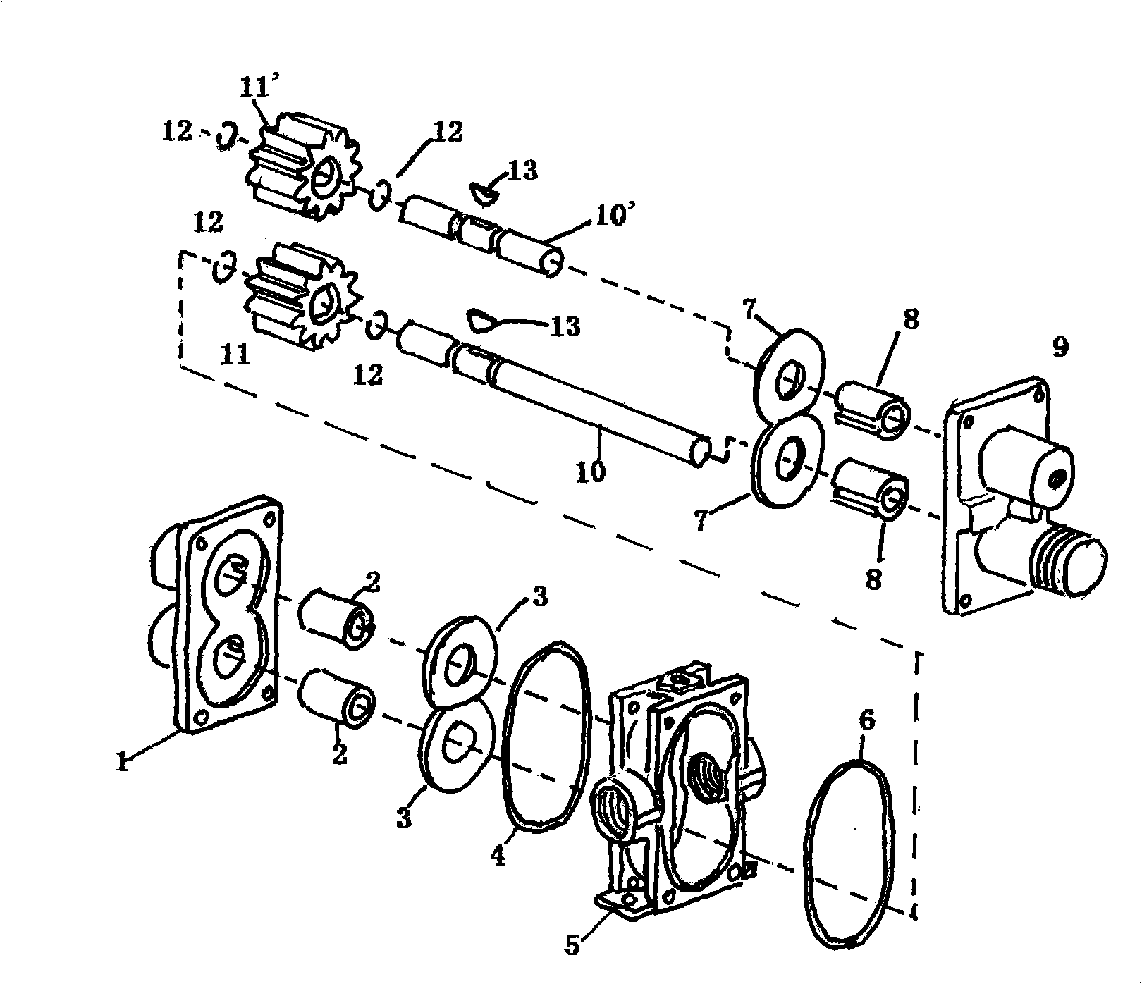 Mechanical seal gear pump
