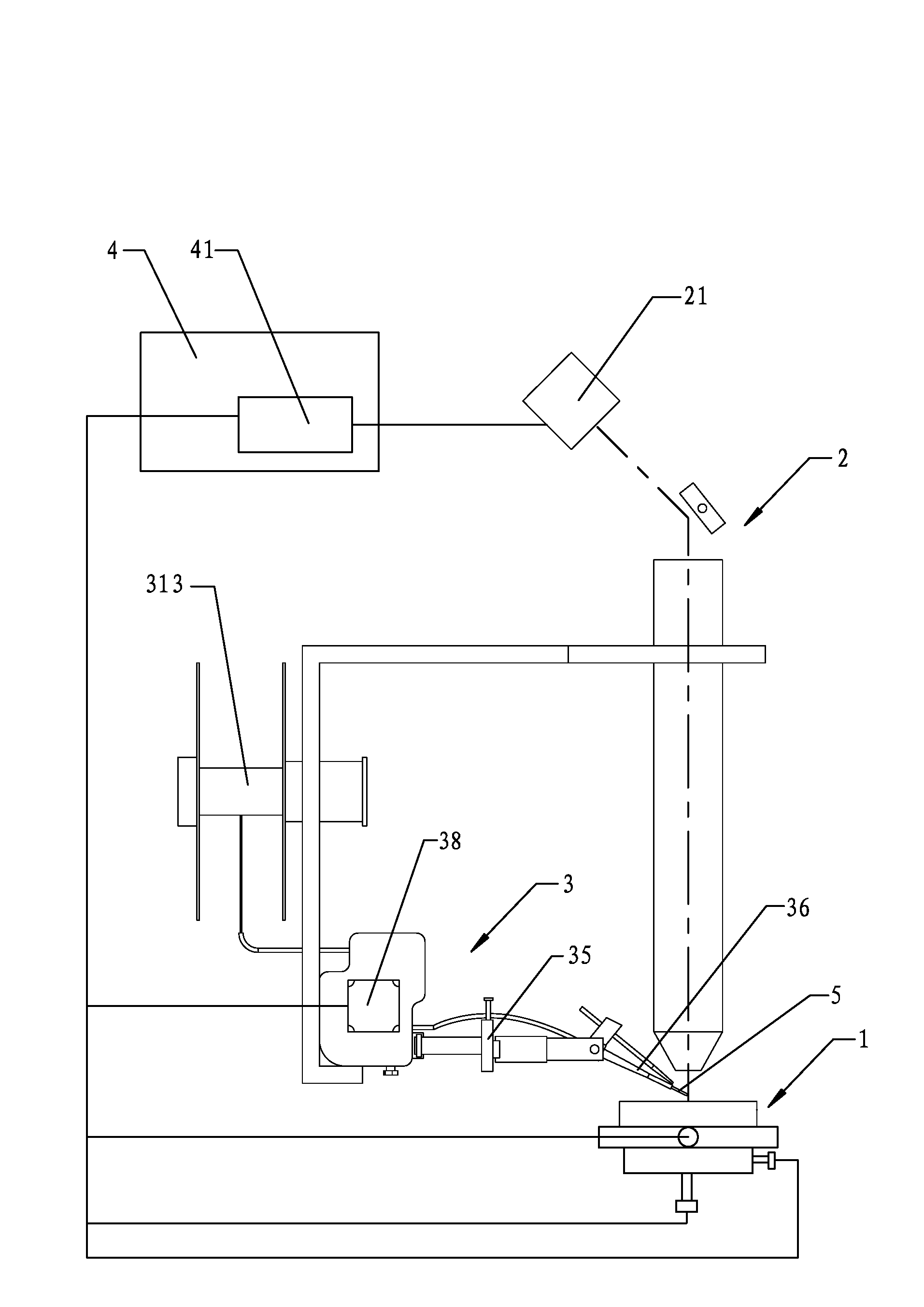 Laser cladding forming device and laser cladding forming method of metal part