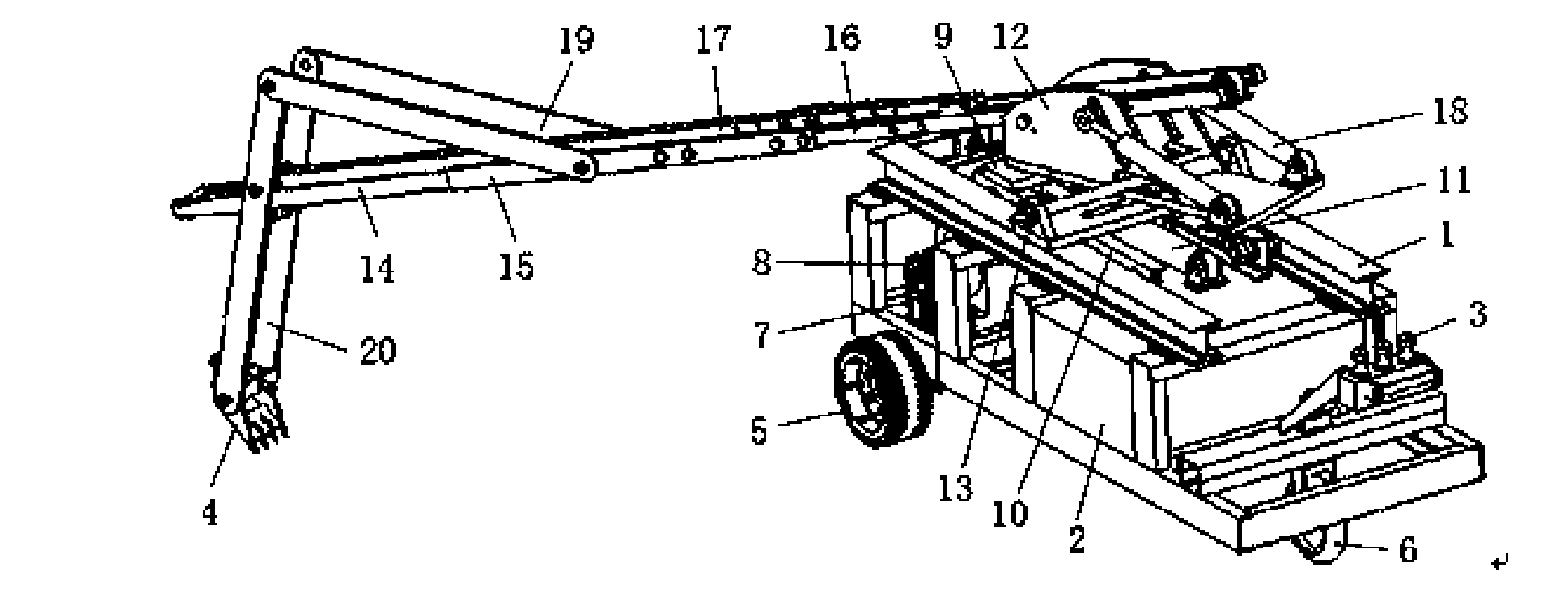 Slag removing method and device of mixing furnace