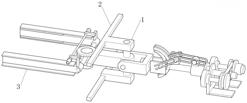 Self-adjustable mechanical cleaning scraping plate device