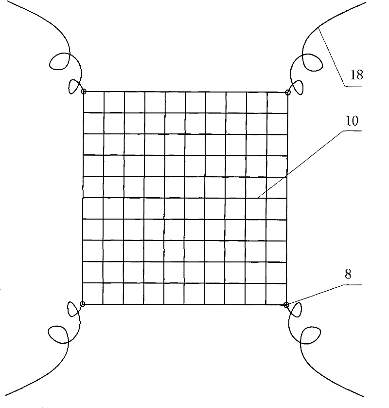 Cod-end structure for recovering marine returning capsule in terrible ocean environment