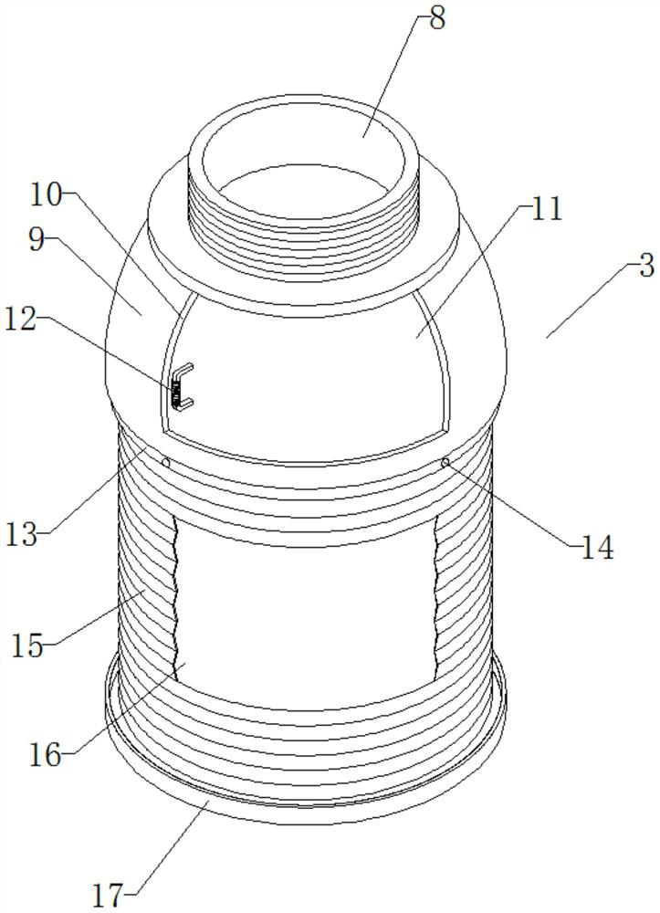 Precipitation-free reagent bottle