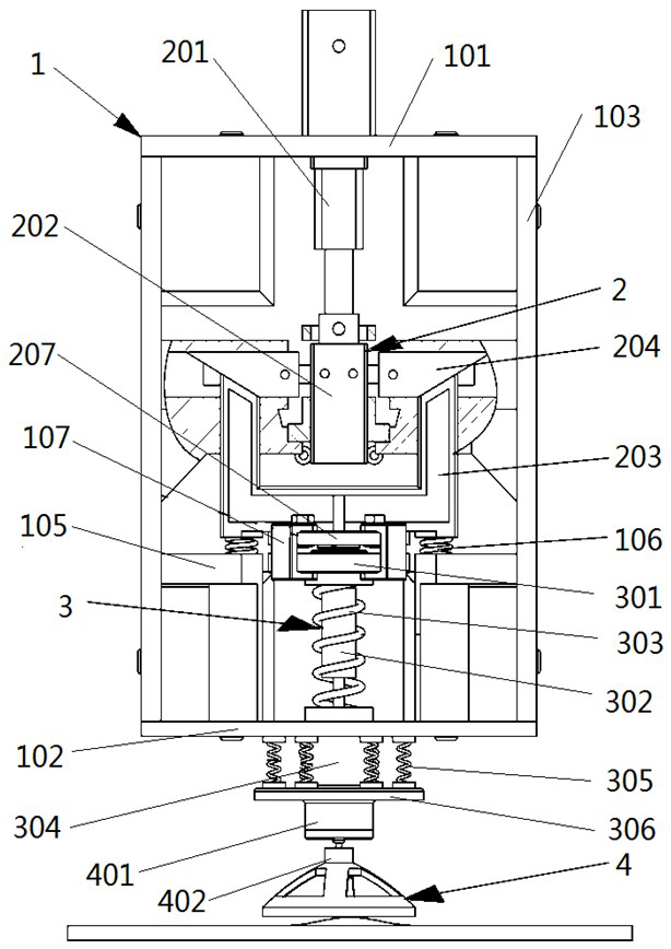 Variable-stiffness flexible grinding and polishing actuator