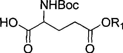 Method for preparing stereoselectivity of complete protected 2-amido-6-hydroxyl-4-methyl-8-carbonyl capric acid