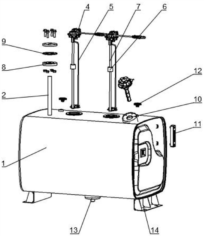 Urea storage device