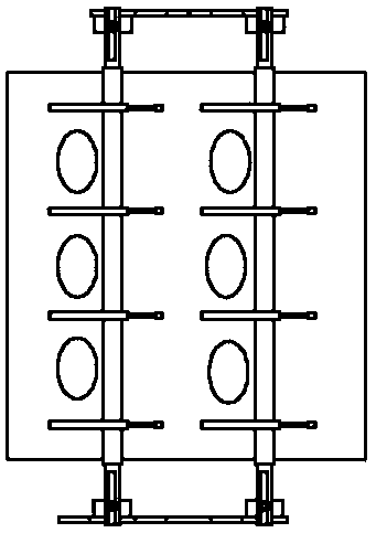 A jujube conveying and turning device