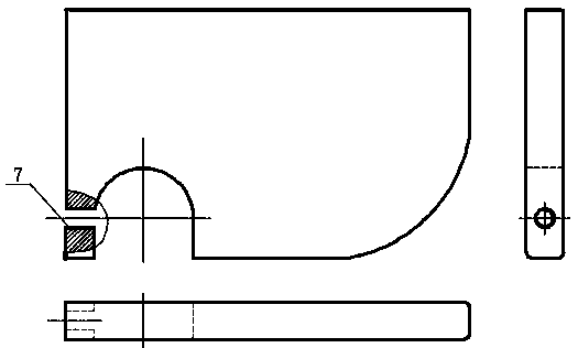 A jujube conveying and turning device