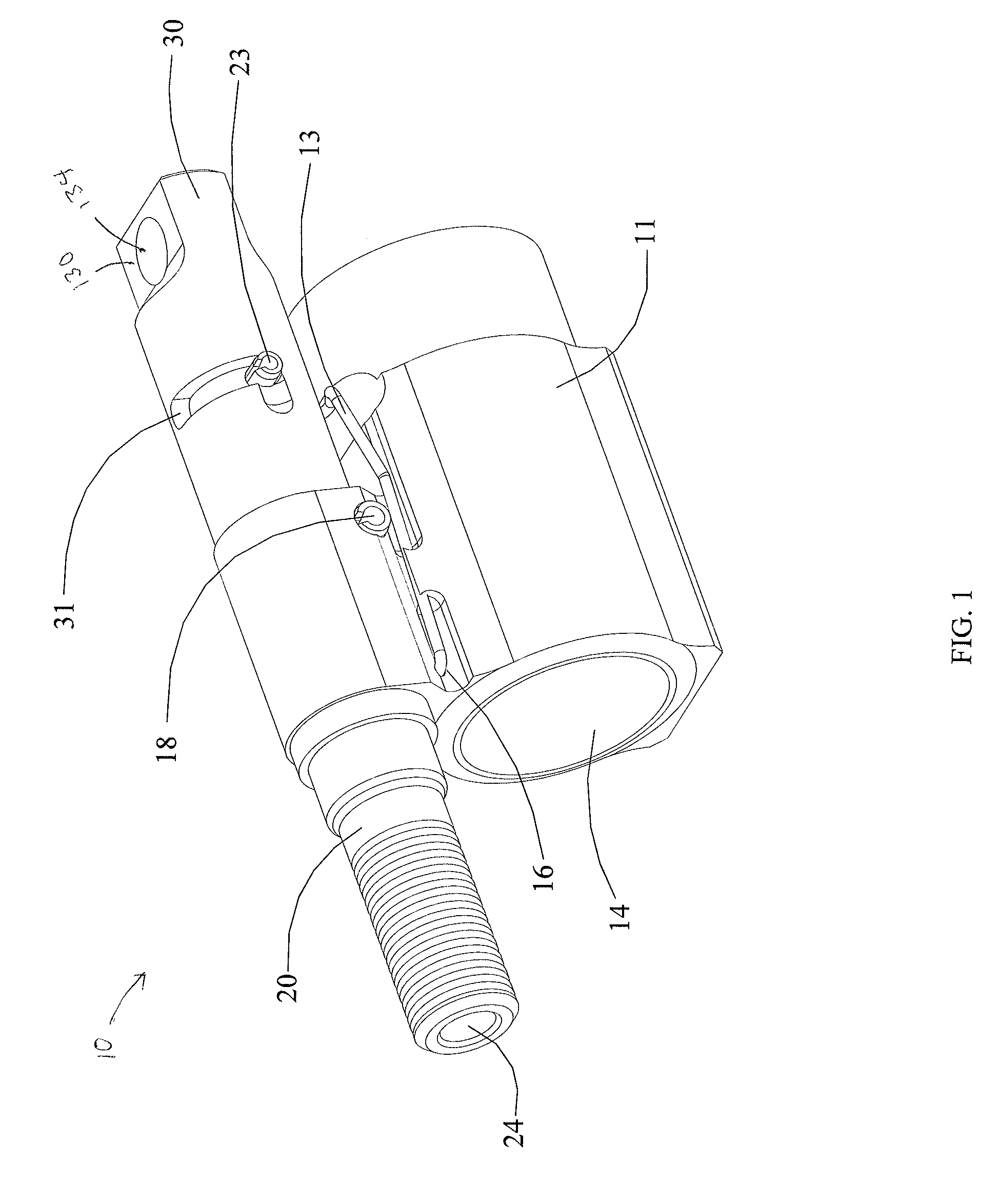 Adjustable gas block for a gas operated firearm