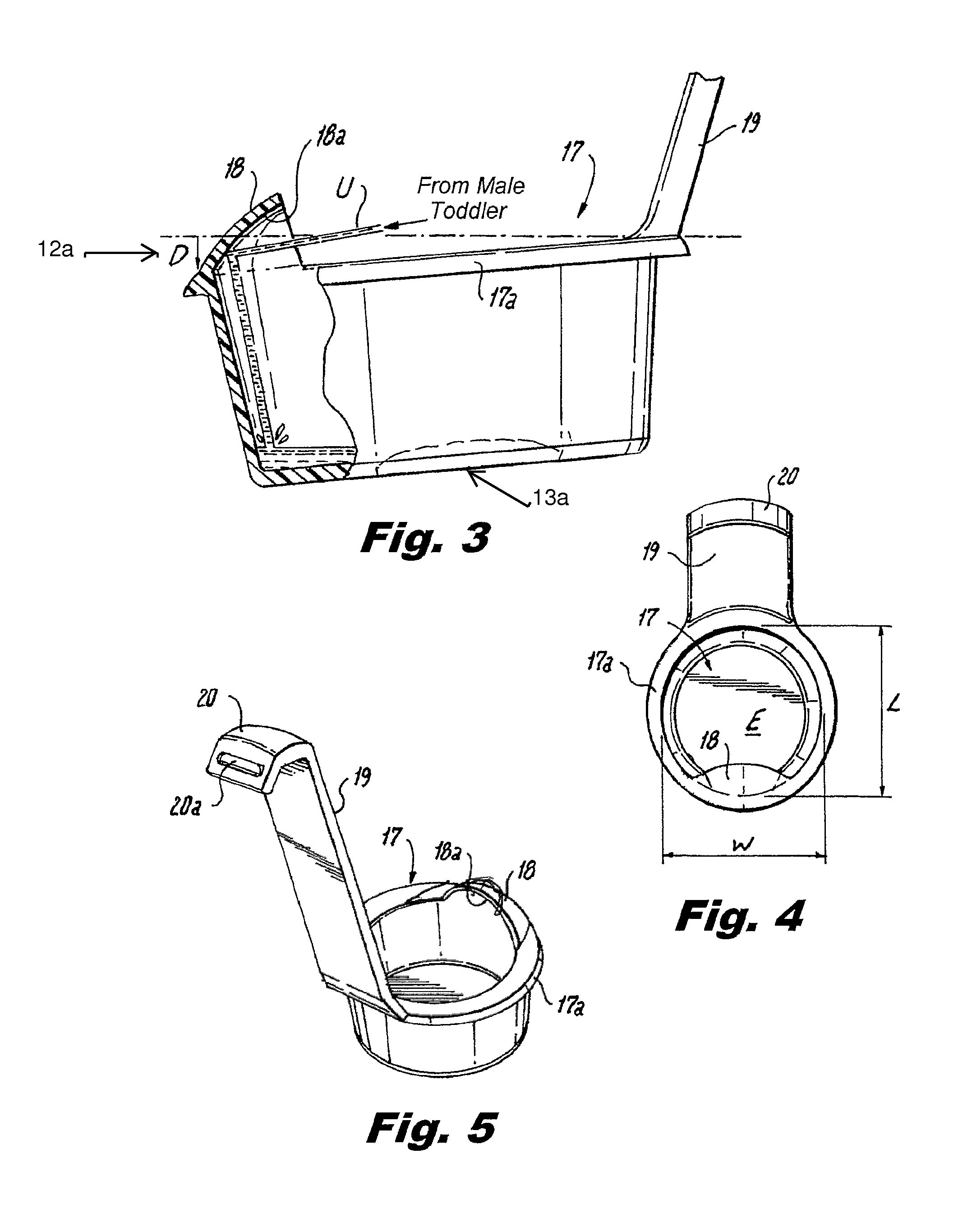 Potty seat with sanitary removable bowl and backrest handle