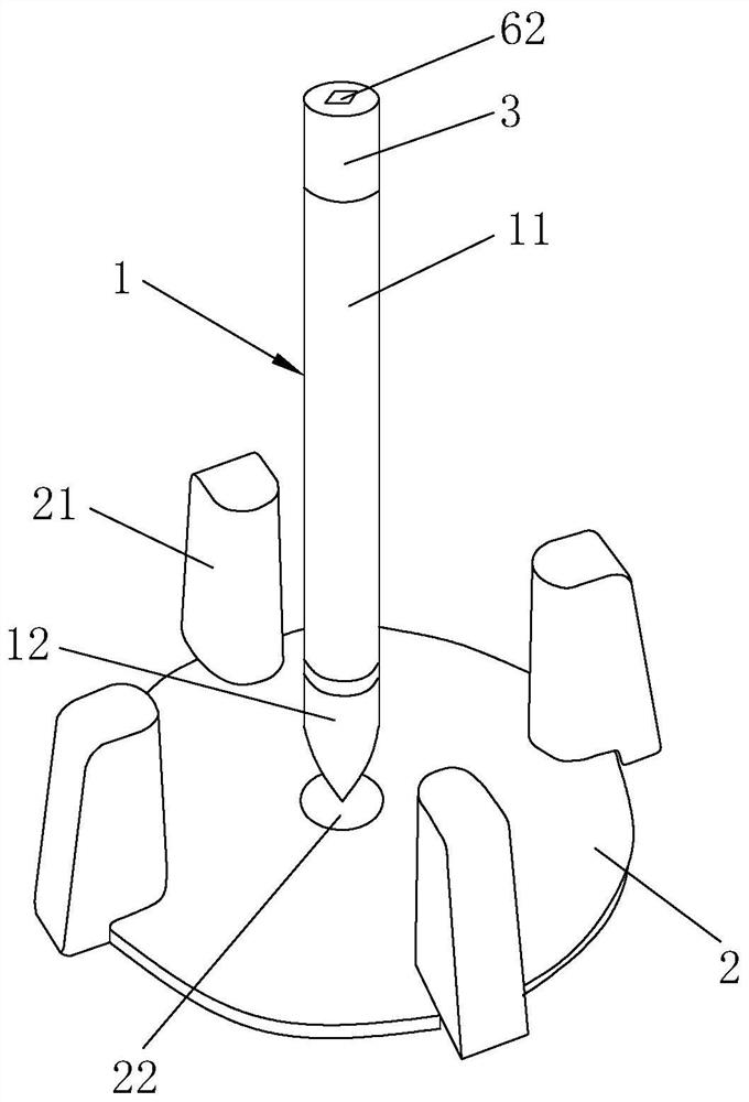 A magnetic self-supporting pen