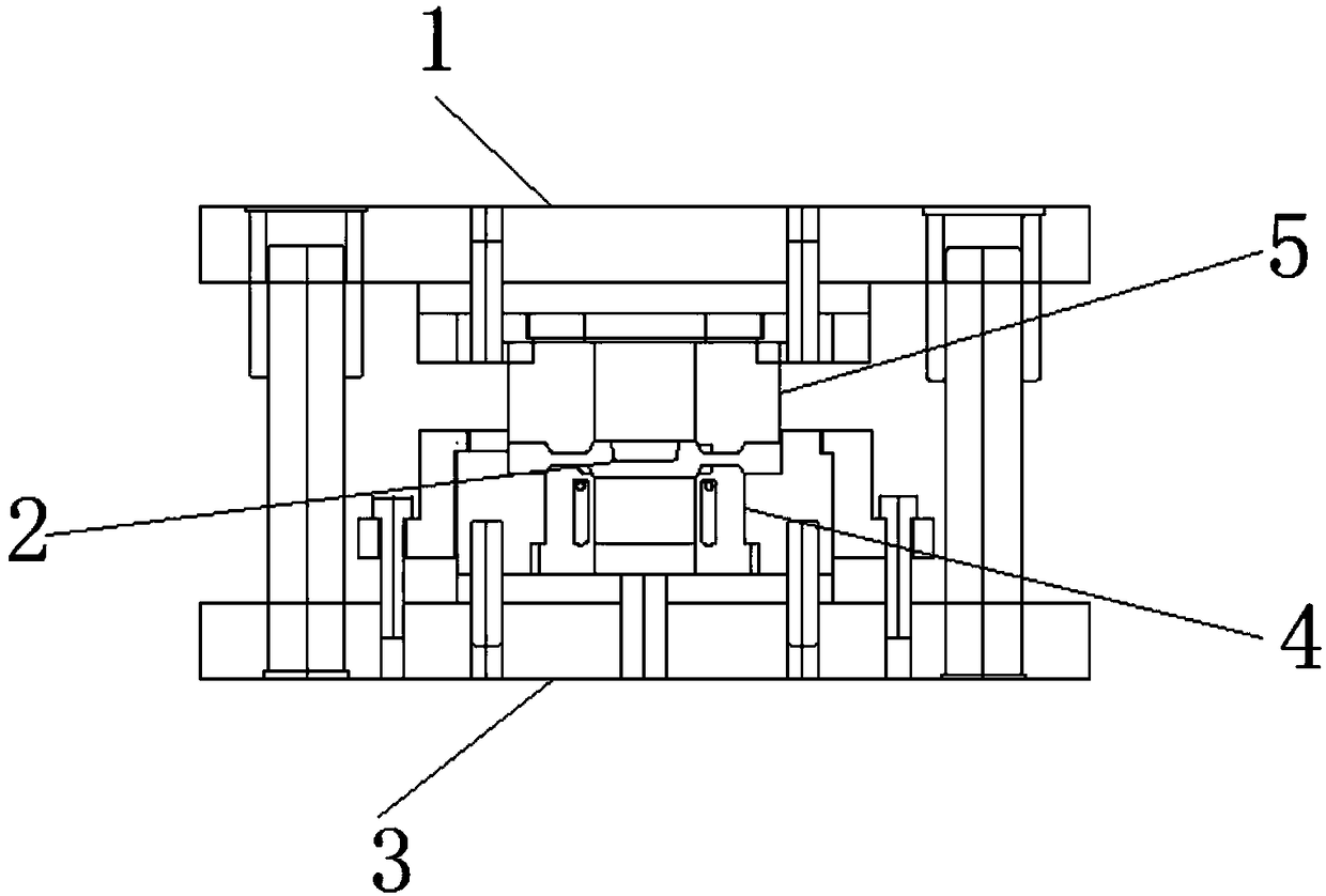 Anti-pull-break structure for injection mold