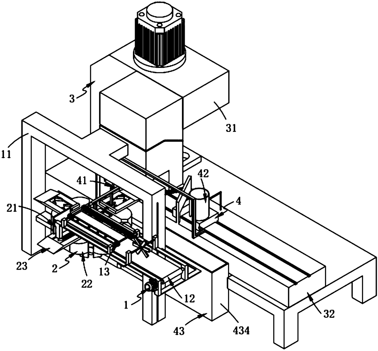 An inductor full-automatic and high-efficiency assembly device