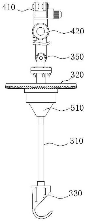 A shot blasting equipment for rotating shot peening to treat vehicle parts