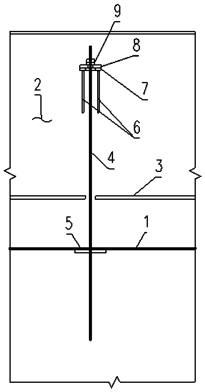 Steel structure bridge anti-overturning structure