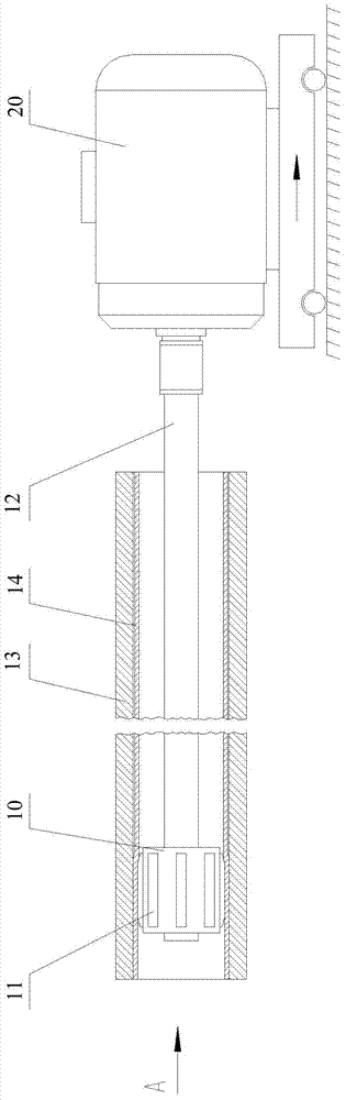 Rolling press device of composite tube