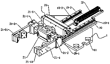 Clamping and overturning device
