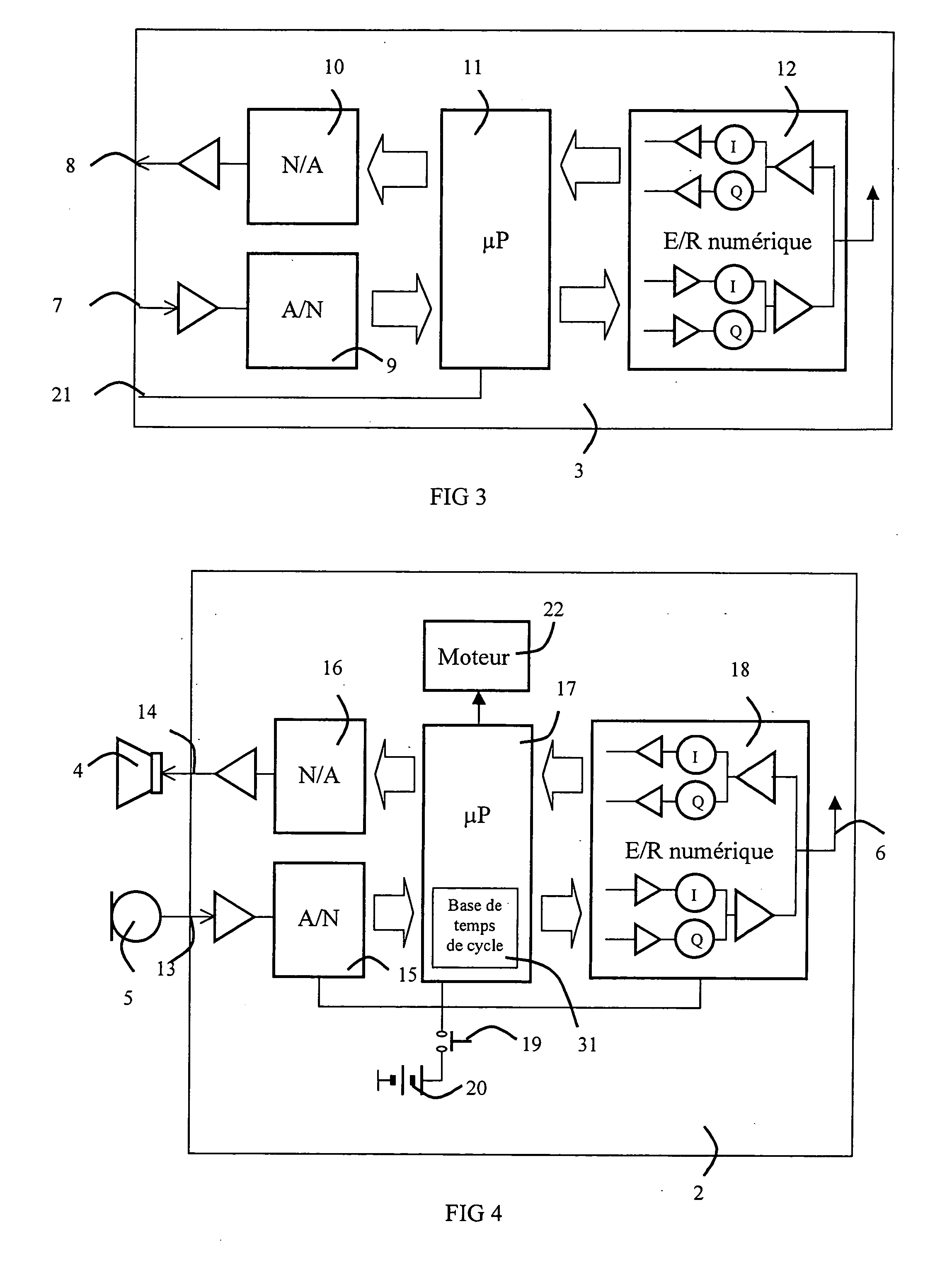 Wireless assembly comprising an ear pad and an intermediate module connected to a mobile telephone