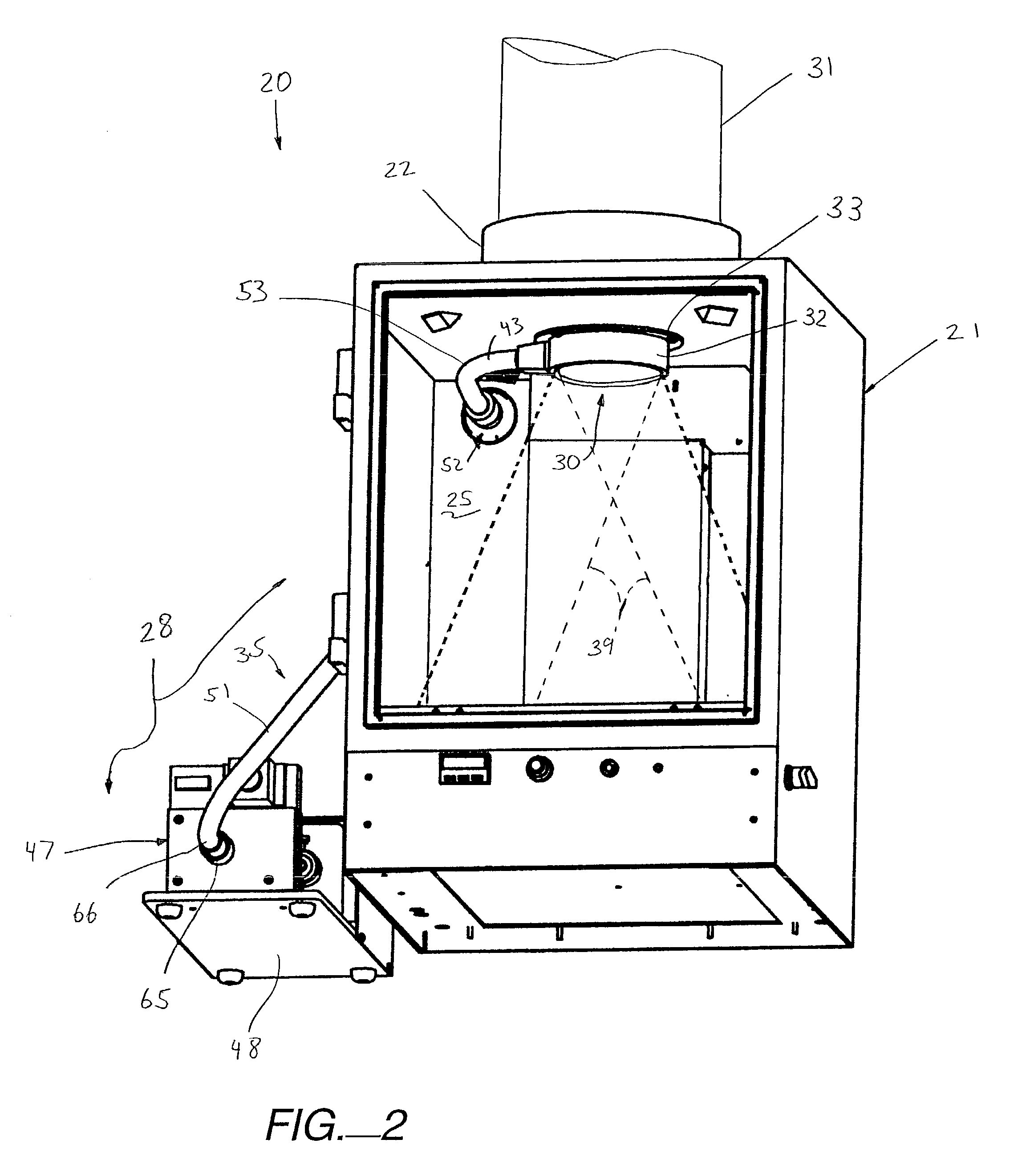 Fluorescence illumination assembly for an imaging apparatus
