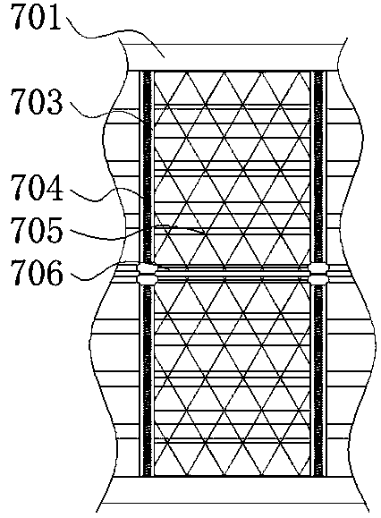 Monocrystalline silicon rod multi-stage pickling equipment for battery production