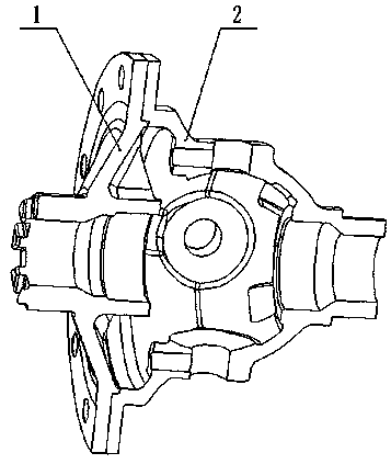 Firm supporting and smooth lubricating type differential mechanism assembly