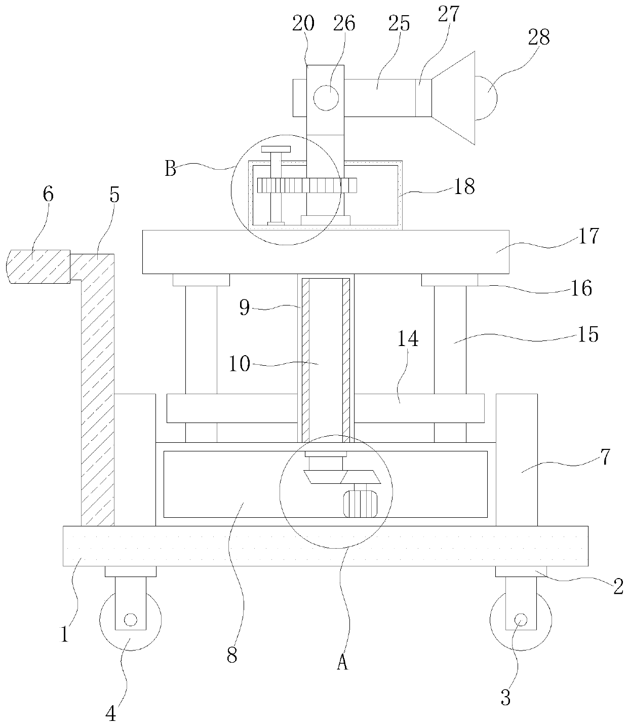 Lighting device with adjusting function for electric power overhaul