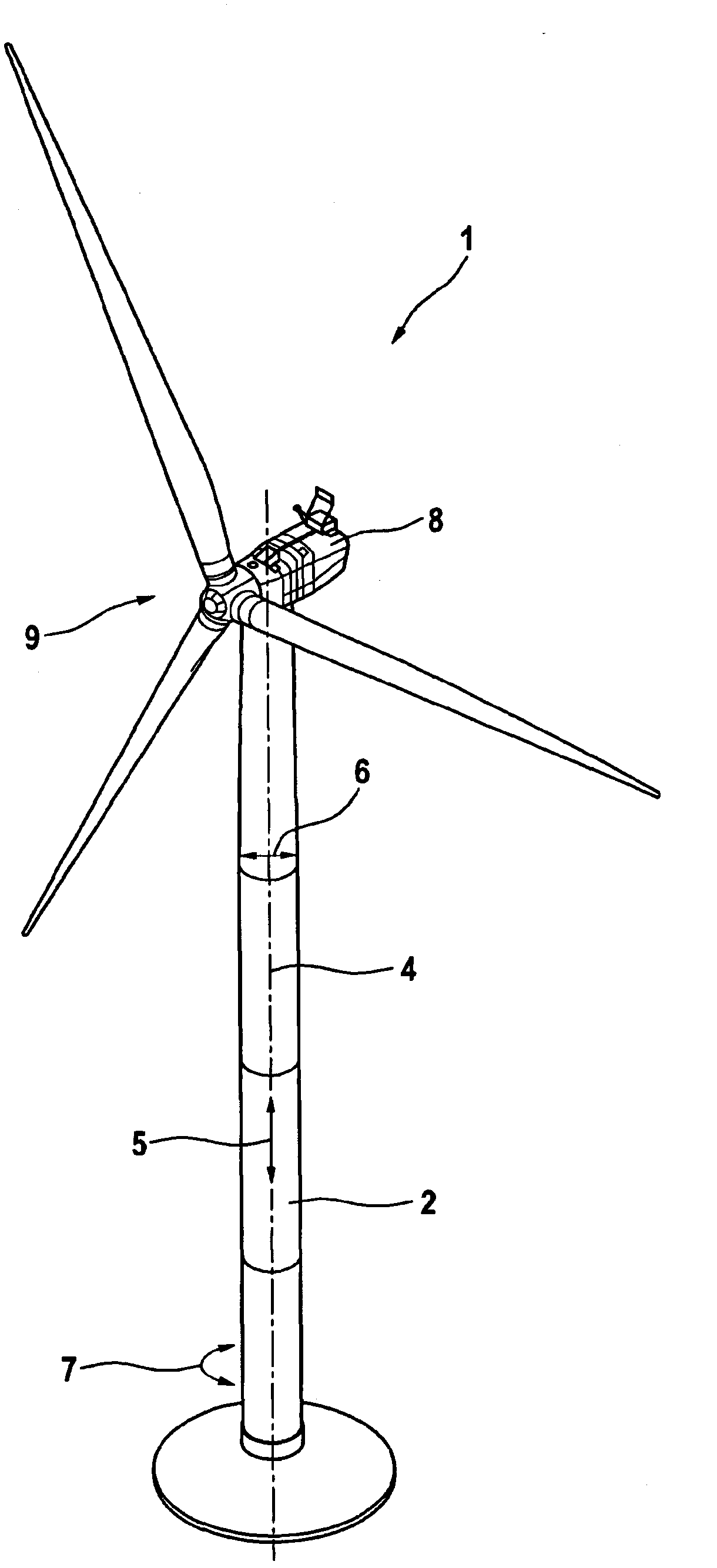 Tower for a wind turbine