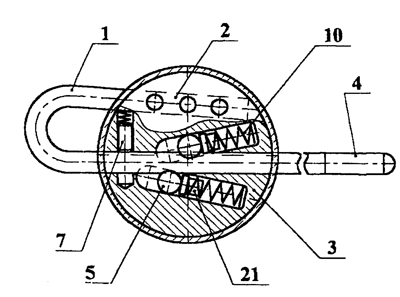 Flexible locking and sealing device