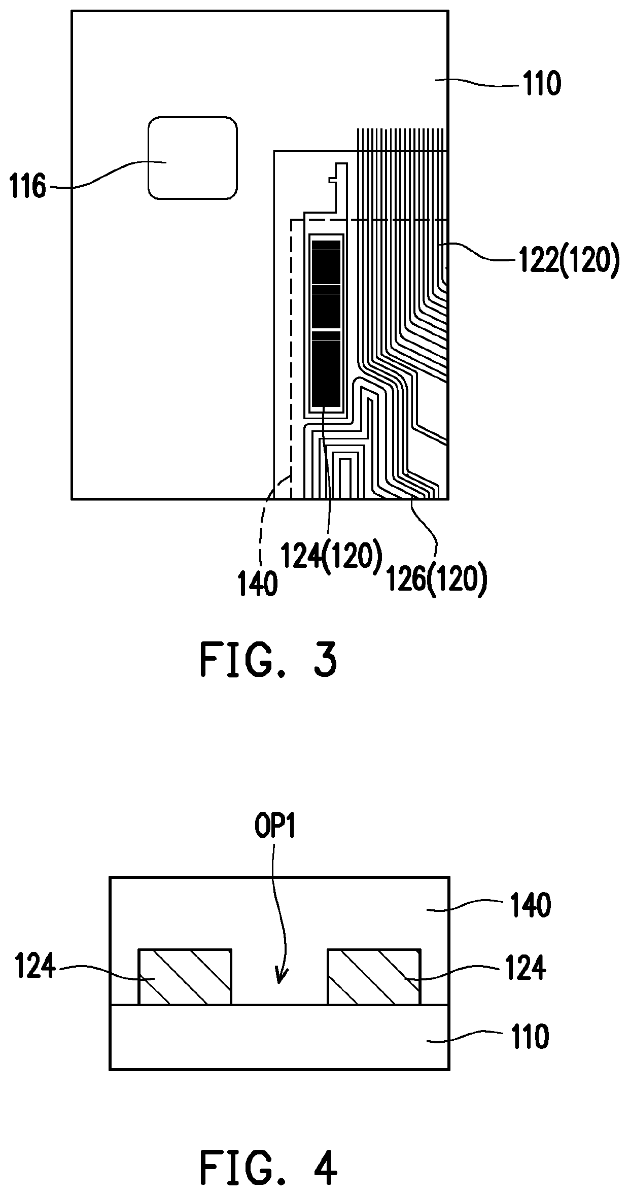 Chip on film package structure and method for reading a code-included pattern on a package structure