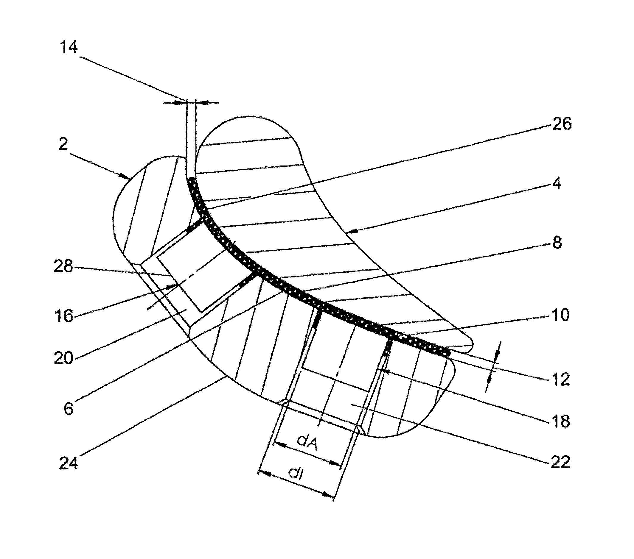 Mounting device and method for mounting a component on a component carrier using an adhesive