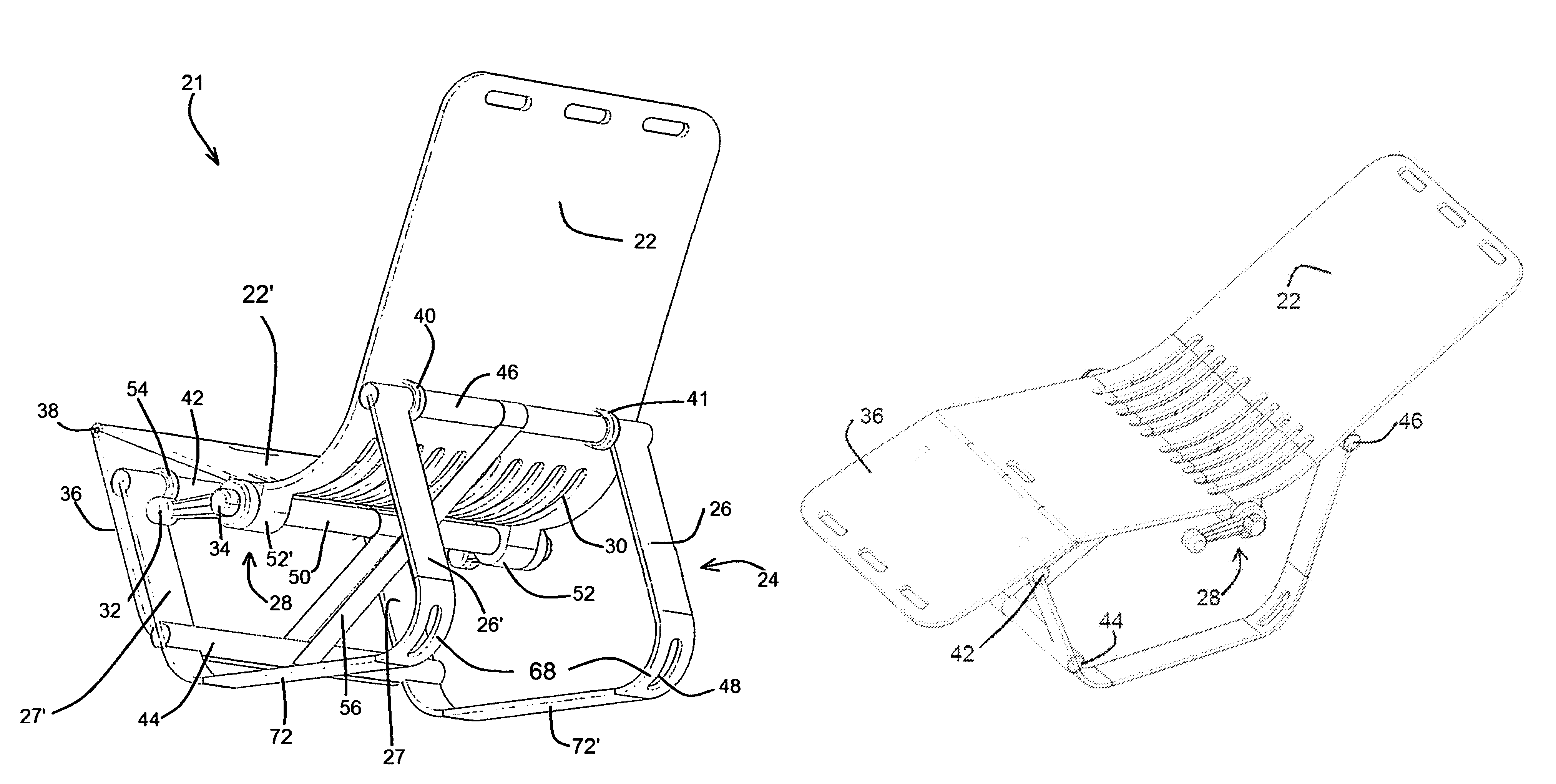 Self-reclining chair